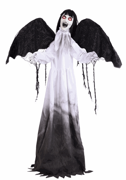 5.5FT Saravel the Shrieking Specter Animatronic Decoration - Scream Saver - US 7177
