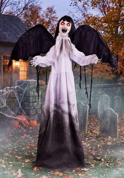 5.5FT Saravel the Shrieking Specter Animatronic Decoration - Scream Saver - US 7177