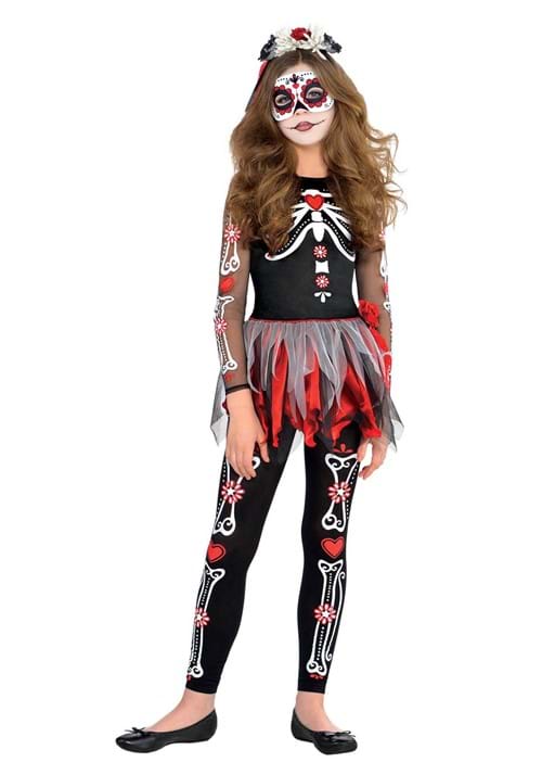 Scared to the Bone Girl's Costume - US 3457