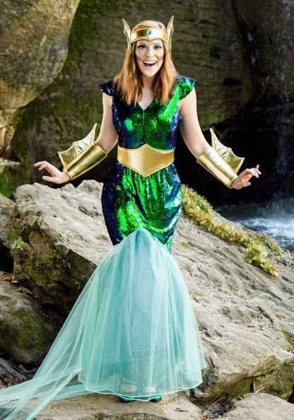 Women's Sea Siren Costume - US 7810