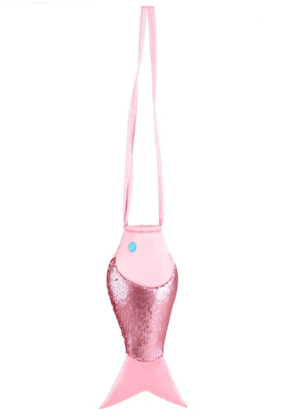 Sequin Fish Purse Accessory - US 8346
