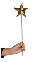 16-Inch Sequin Gold Princess Wand - US 6596