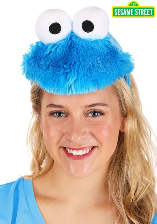 Sesame Street Cookie Monster Face Costume Headband - US 3433