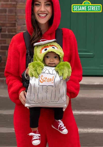 Sesame Street Oscar Baby Carrier Cover Costume - US 7722