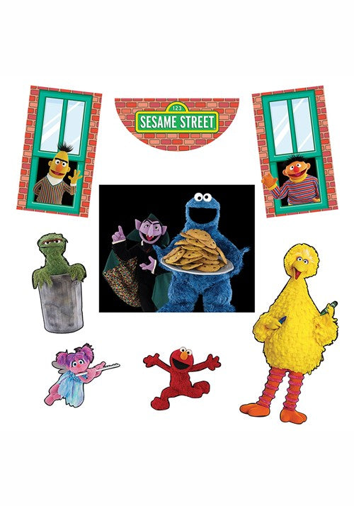 Trunk or Treat Sesame Street Decoration Kit - US 1734