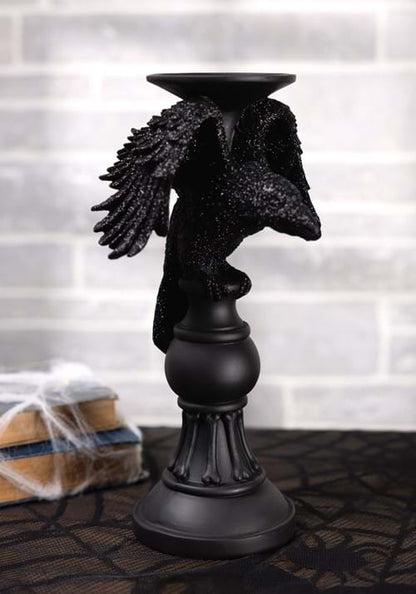 Set of 3 Matte Black Candleholders Decoration - US 2317