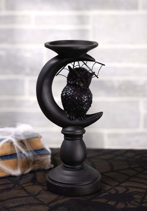 Set of 3 Matte Black Candleholders Decoration - US 2317