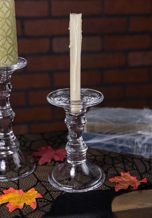 Pack of 3 Short Glass Candleholders Decoration - US 9862