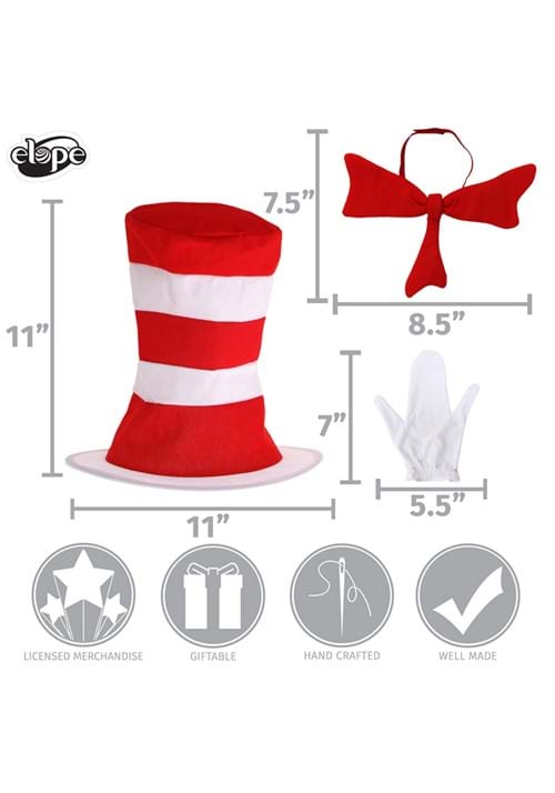 Seuss Cat in the Hat Accessory Kit for Kids - US 6092