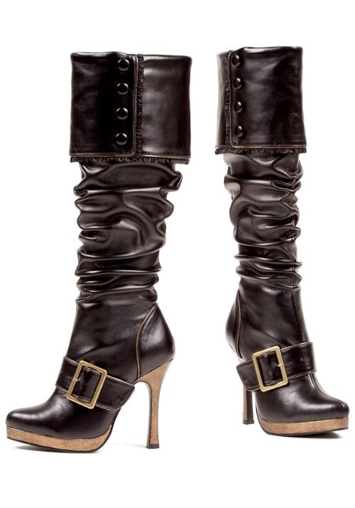 Sexy Buckle Pirate Boots - US 2368