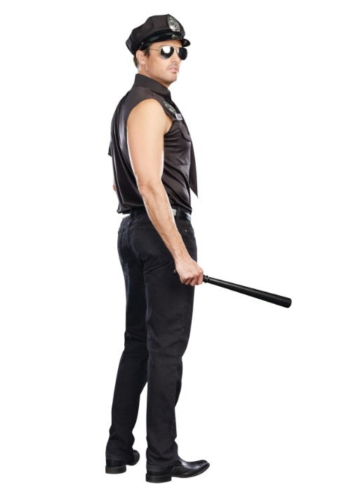 Men's Sexy Cop Plus Size Costume - US 9466