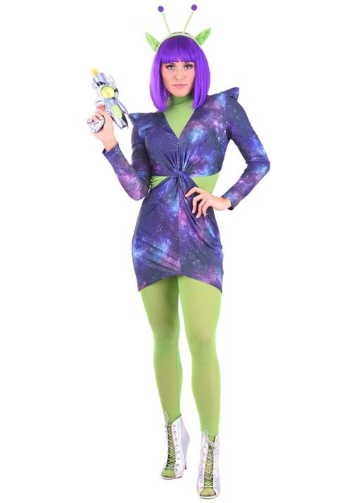 Sexy Cosmic Alien Exclusive Halloween Costume - US 0581