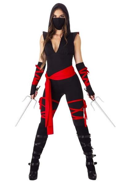 Sexy Deadly Ninja Costume for Women - US 5400