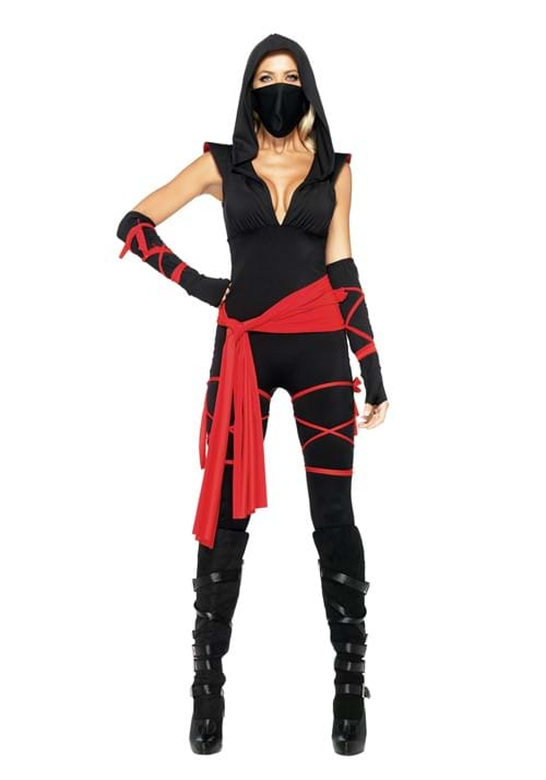 Sexy Deadly Ninja Costume for Women - US 5400
