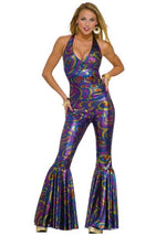 Sexy Disco Jumpsuit Costume - US 3922