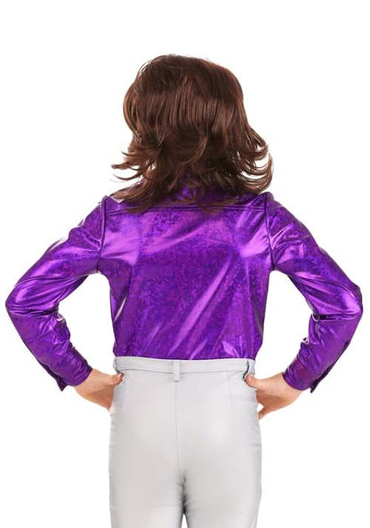 Kid's Shattered Glass Disco Costume Shirt - US 6001