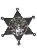 Silver Sheriff Costume Badge - US 2435