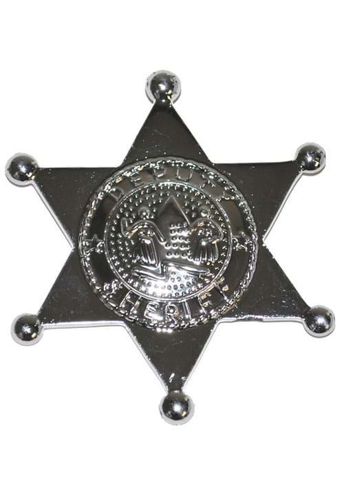 Silver Sheriff Costume Badge - US 2435