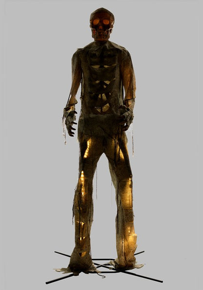 12FT Short Circuit Mummy Animatronic Decoration - US 9293
