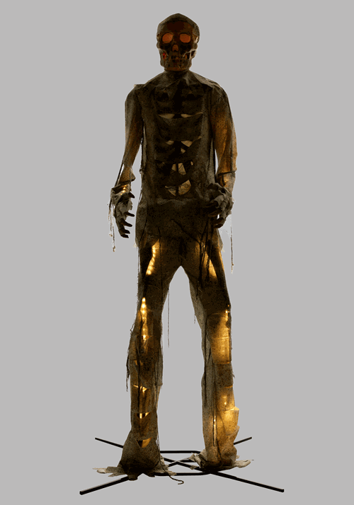 12FT Short Circuit Mummy Animatronic Decoration - US 9293