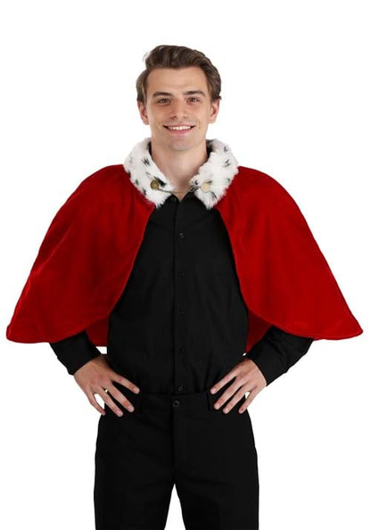 Unisex Short Royal Cape Accessory - US 1930