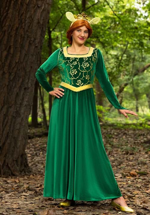 Women's Deluxe Shrek Fiona Costume Dress - US 8148