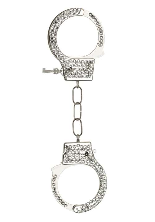 Silver Bling Costume Handcuffs Accessory - US 3757