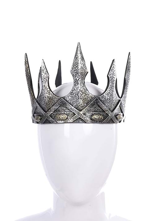 Silver Royal Costume Crown Accessory - US 2387