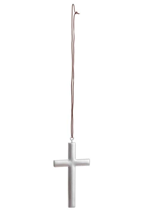 Silver Monk Cross Costume Accessory - US 6372