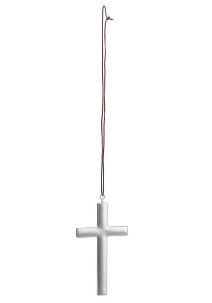 Silver Monk Cross Costume Accessory - US 6372