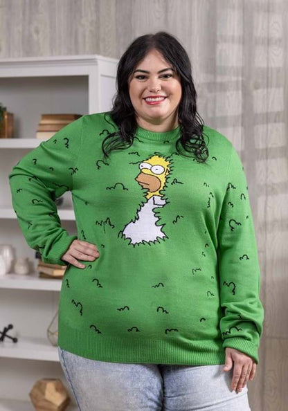 Adult The Simpsons Homer Bushes Sweater - US 2679