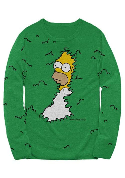 Adult The Simpsons Homer Bushes Sweater - US 2679