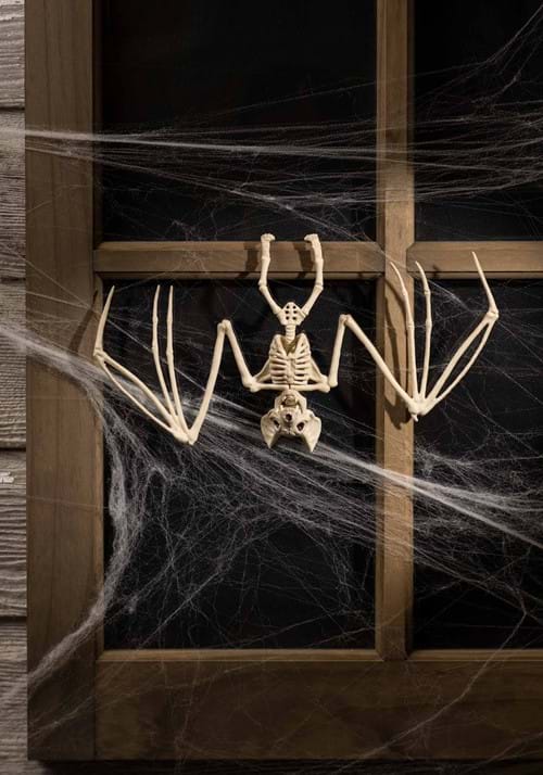 11-Inch Skeleton Halloween Bat Decoration - US 4384