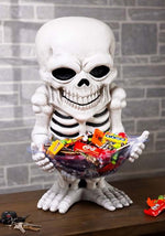 21-Inch Skeleton Candy Bowl Holder Decoration - US 5167