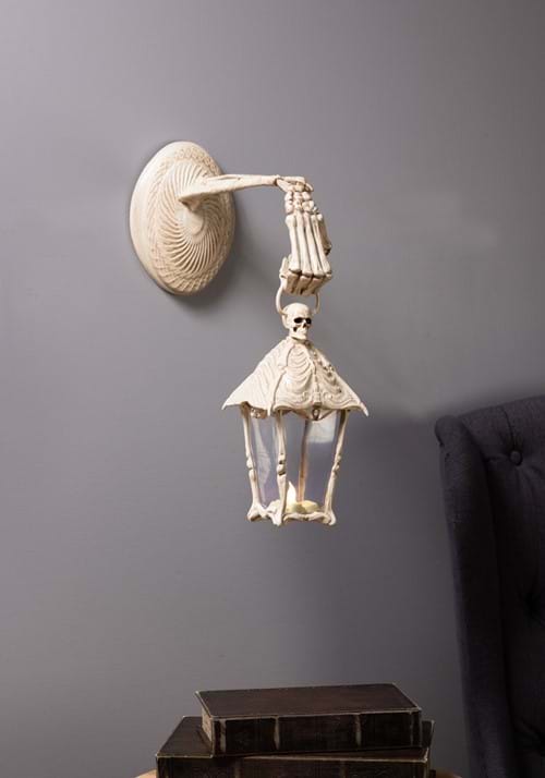 17-Inch Light Up Skeleton Crew Lantern Decoration - US 3361