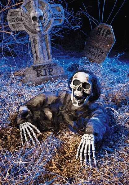 Skeleton Grave Breaker Decoration - US 7028