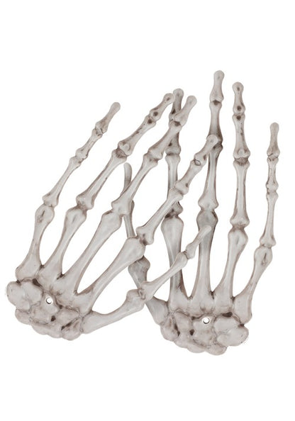 7-Inch Halloween Skeleton Hands Decoration - US 4473