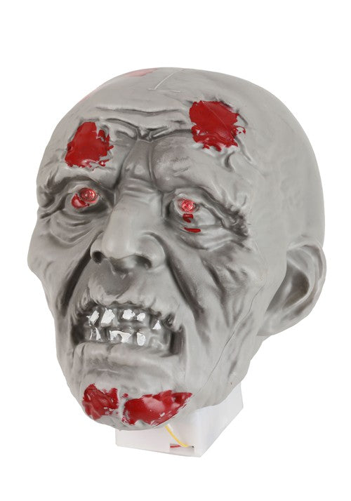 Zombie Head and Hands with Lights Halloween Decoration - US 6278