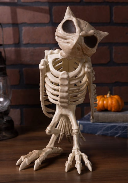 14-Inch Skeleton Owl Bones Decoration - US 5858