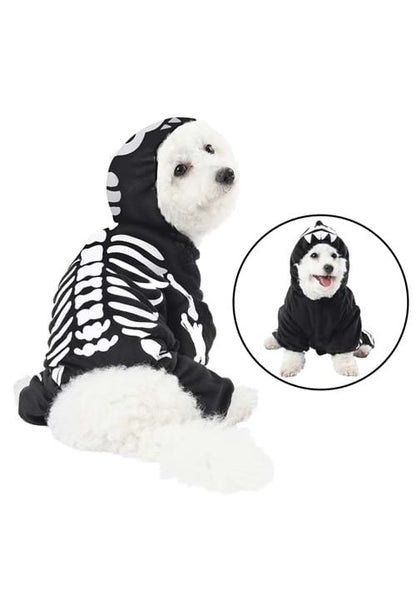Skeleton Costume For Pets - US 5076