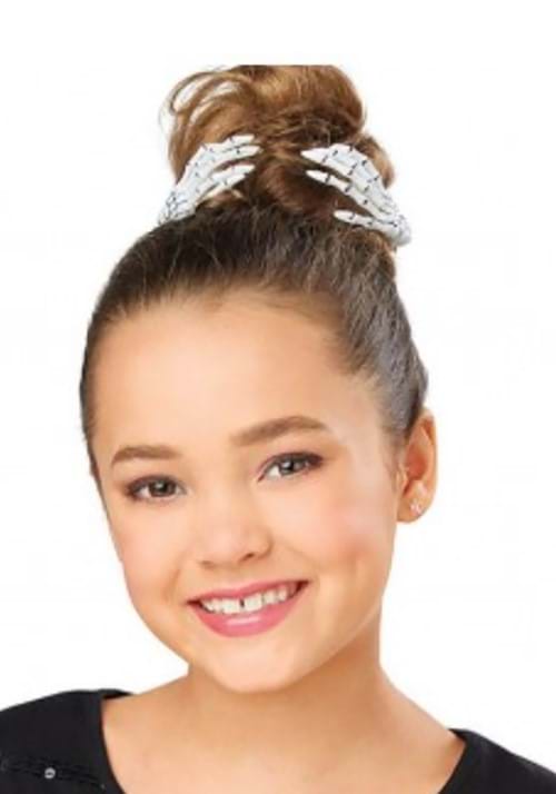 Skeleton Hand Hair Clip Costume Accessory - US 1239