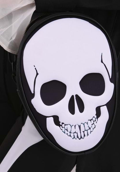 White Skull Costume Bag - US 4327