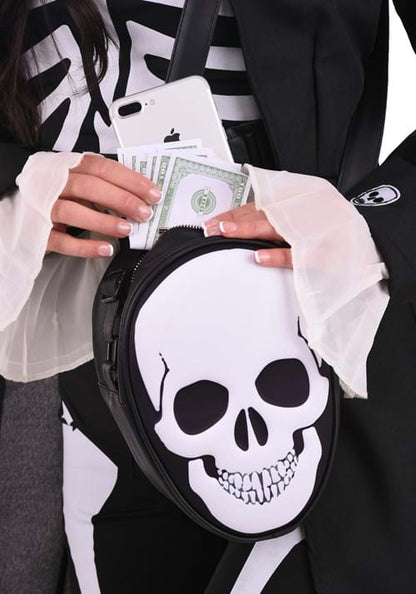 White Skull Costume Bag - US 4327