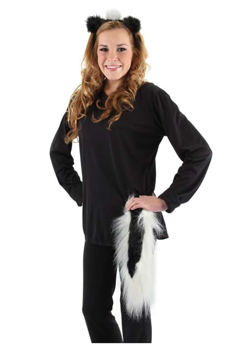 Adult Skunk Ears & Tail Set - US 0080