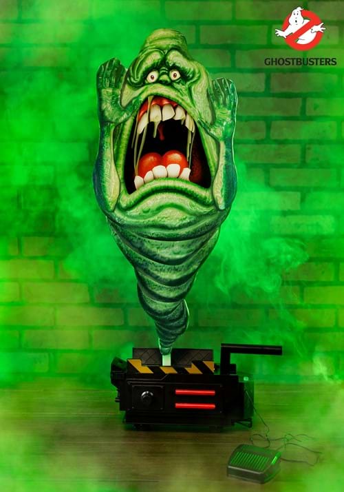 2.6FT Ghostbusters Animatronic Ghost Trap Slimer Decoration - US 3697