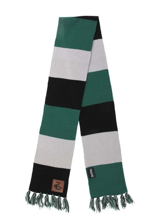 Harry Potter Slytherin House Patch Striped Scarf - US 7453