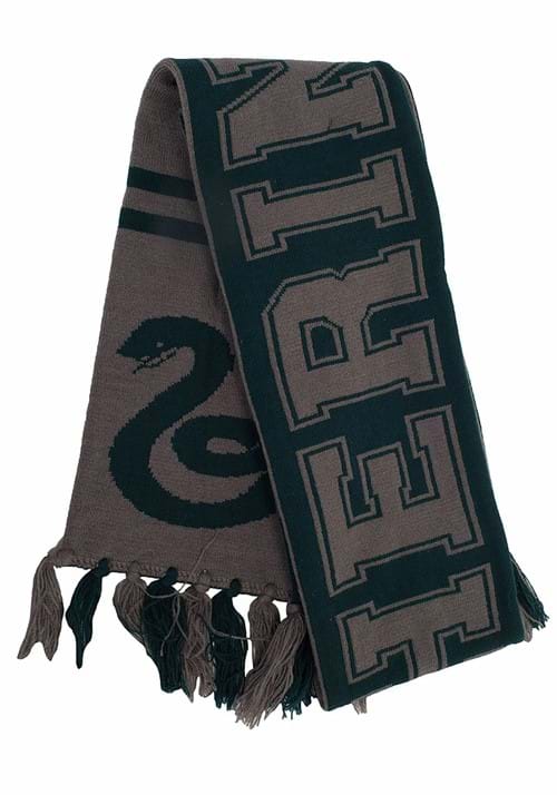 Reversible Harry Potter Slytherin Knit Scarf - US 7912