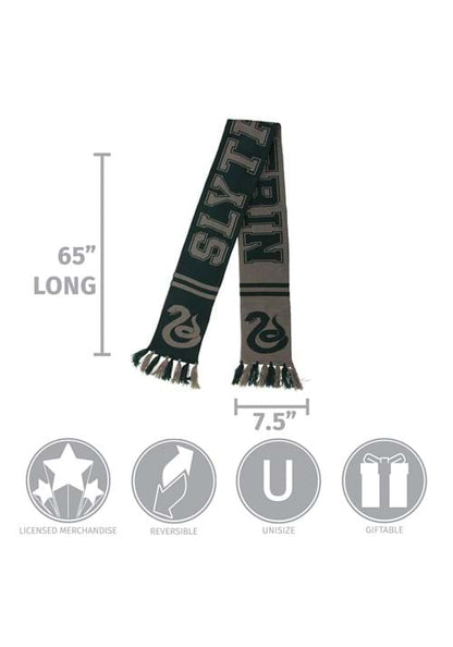 Reversible Harry Potter Slytherin Knit Scarf - US 7912