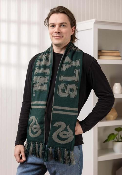 Reversible Harry Potter Slytherin Knit Scarf - US 7912