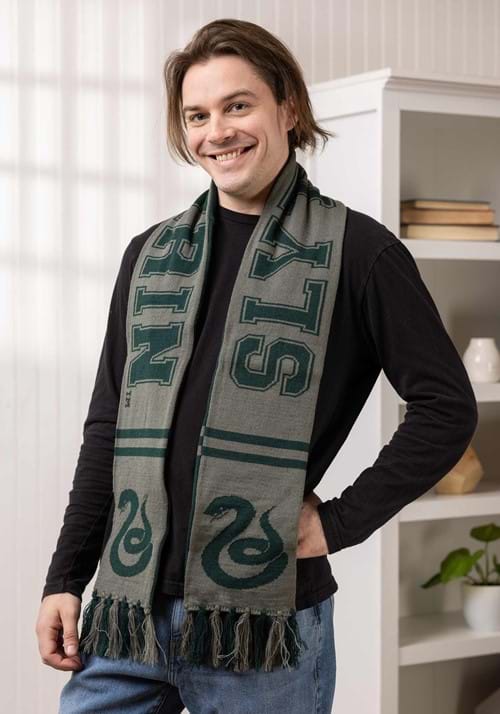 Reversible Harry Potter Slytherin Knit Scarf - US 7912